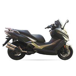 KYMCO XCITING 400 L5X SLIP ON - DUAL HYPERLOW XXL