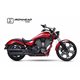 VICTORY VEGAS - HAMMER 06-16 HC1-2B SLIP ON (UPPER MUFFLER) - IRONHEAD ROUND BLACK