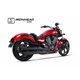 VICTORY VEGAS - HAMMER 06-16 HC1-2B SLIP ON (UPPER MUFFLER) - IRONHEAD ROUND BLACK