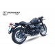 TRIUMPH BONNEVILLE - T100 865 OVC11SS SLIP ON (RIGHT MUFFLER) - IRONHEAD CONICAL MATT INOX