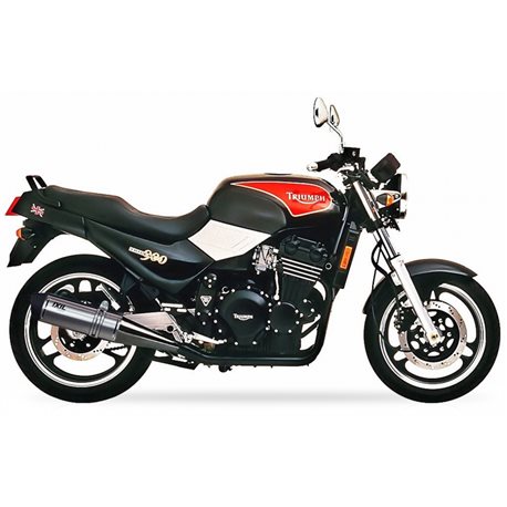 TRIUMPH DAYTONA T357 SOVE SLIP ON (LEFT MUFFLER) - HEXOVAL XTREM EVOLUTION