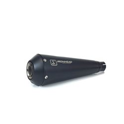 TRIUMPH SPEED TWIN 19-20 (DD01) OVC11SB SLIP ON (RIGHT MUFFLER) - IRONHEAD CONICAL BLACK INOX