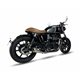 TRIUMPH SPEED TWIN 19-20 (DD01) OVC11SS SLIP ON (LEFT MUFFLER) - IRONHEAD CONICAL MATT INOX