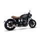 TRIUMPH SPEED TWIN 19-20 (DD01) OVC11SS SLIP ON (LEFT MUFFLER) - IRONHEAD CONICAL MATT INOX