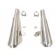 TRIUMPH SPEED TWIN 19-20 (DD01) OVC11SS SLIP ON (LEFT MUFFLER) - IRONHEAD CONICAL MATT INOX