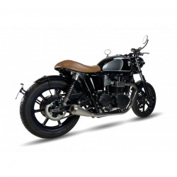 TRIUMPH SPEED TWIN 19-20 (DD01) OVC11SS SLIP ON (RIGHT MUFFLER) - IRONHEAD CONICAL MATT INOX