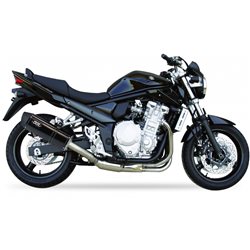 SUZUKI GSF 1250 N BANDIT 07-15 (CH) XOVE SLIP ON - HEXOVAL XTREM BLACK