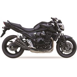 SUZUKI GSF 1250 N BANDIT 07-15 (CH) L3XB SLIP ON - DUAL HYPERLOW BLACK XL