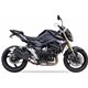 SUZUKI GSR 750 11-16 (C5) L3XB SLIP ON - DUAL HYPERLOW BLACK XL