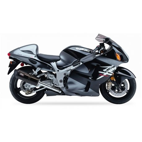 SUZUKI GSX 1300 R HAYABUSA 99-07 (WVA1) XOVE SLIP ON (LEFT MUFFLER) - HEXOVAL XTREM BLACK