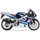 SUZUKI GSX 750 R 00-05 (BD) XOVE SLIP ON - HEXOVAL XTREM BLACK