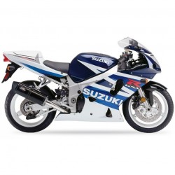 SUZUKI GSX 750 R 00-05 (BD) XOVE SLIP ON - HEXOVAL XTREM BLACK