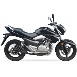 SUZUKI INAZUMA GW 250 12-15 L3XB SLIP ON - DUAL HYPERLOW BLACK XL