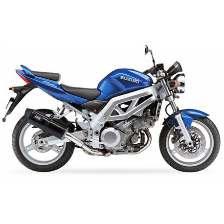 SUZUKI SV1000S - SV1000N 03-05 (BX) XOVE SLIP ON (LEFT MUFFLER) - HEXOVAL XTREM BLACK