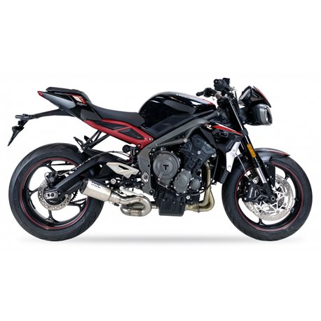 TRIUMPH STREET TRIPLE 675 / 765 17-20 RC SLIP ON - RACE XTREM CARBON