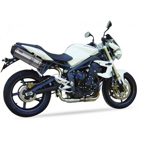 TRIUMPH STREET TRIPLE 675 07-11 (D67LD) SOVE SLIP ON (RIGHT MUFFLER) - HEXOVAL XTREM EVOLUTION