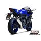 YAMAHA YZF R7 (2021 - 2024) Línea de escape completa 2-1 acero inoxidable, con escape SC1-S titanio