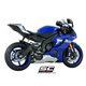 YAMAHA YZF R6 Race (2021 - 2025) Escape CR-T carbono, posición baja