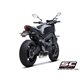 YAMAHA MT-09 (2021 - 2023) Línea de escape completa 3-1 acero inoxidable, con escape S1 acero inoxidable