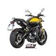 YAMAHA MT-09 (2014 - 2016) Línea de escape completa 3-1 acero inoxidable, con escape Conico 70s acero inoxidable, negro mate