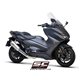 YAMAHA TMAX 560 (2020 - 2021) Línea de escape completa 2-1 acero inoxidable, con escape SC1-R titanio