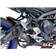 YAMAHA TRACER 900 (2017 - 2020) - GT Línea de escape completa 3-1 acero inoxidable, con escape S1 acero inoxidable, negro mate