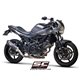SUZUKI SV650 (2016 - 2020) - Euro 6 Escape Oval carbono