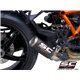 KTM 1290 SUPER DUKE R (2020) - Euro 4 Escape CR-T carbono, con malla antipiedras
