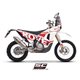 KOVE 450 RALLY (2023 - 2025) Escape Rally-X GT titanio