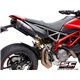 DUCATI HYPERMOTARD 950 - RVE - SP (2021 - 2025) - Euro 5 Par de escapes SC1-M carbono