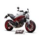DUCATI MONSTER 797 (2017 - 2020) Escape S1-GP titanio