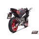 APRILIA RS 457 (2024 - 2025) Línea de escape completa 2-1 acero inoxidable, con escape SC1-S carbono