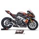 APRILIA TUONO V4 (2021 - 2024) - FACTORY Escape GP-22 titanio