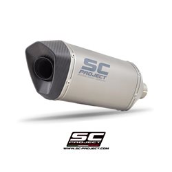 HONDA CB650R (2019 - 2020) Línea de escape completa 4-1 acero inoxidable, con escape SC1-M titanio
