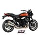 KAWASAKI Z900 RS (2018 - 2020) - Cafe Escape Twin Conico 70s acero inoxidable