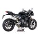 TRIUMPH STREET TRIPLE 765 (2017 - 2019) - S - R - RS Escape S1 titanio, tubo de enlace en secciones soldadas