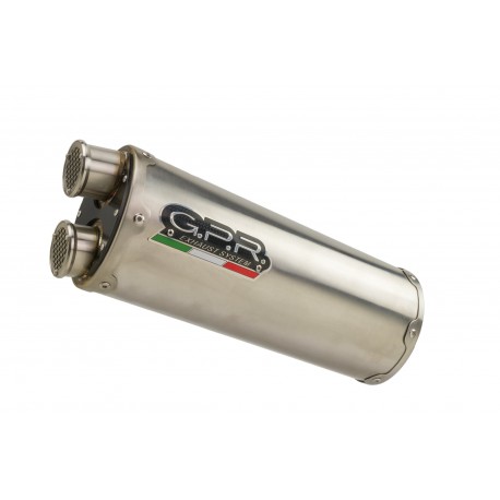BMW R 1250 R -RS 2021 - 2024 ESCAPE GPR DUAL INOX SISTEMA HOMOLOGADO