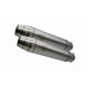 BMW R 45 1979 - 1985 ESCAPE GPR DEEPTONE INOX CAFÈ RACER DOBLE SILENCIADOR HOMOLOGADO