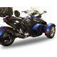 CAN AM SPYDER 1000 I.E. RS 2008 - 2012 ESCAPE GPR GPE ANN. POPPY SISTEMA HOMOLOGADO CON CATALIZADOR INCLUIDO