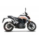 KTM RC 125 2021 - 2024 ESCAPE GPR DEEPTONE INOX SISTEMA RACING 