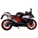 KTM RC 200 2014 - 2021 ESCAPE GPR DEEPTONE INOX SISTEMA HOMOLOGADO CON CATALIZADOR INCLUIDO