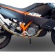 KTM SUPERMOTO SMR 990 2008 - 2012 ESCAPE GPR GPE ANN. TITANIUM SISTEMA HOMOLOGADO CON CATALIZADOR INCLUIDO