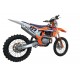 KTM SX-F FACTORY EDITION 450 2018 - 2021 ESCAPE GPR PENTACROSS FULL TITANIUM SISTEMA RACING CON DBKILLER FIM