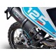MALAGUTI XTM 125 ENDURO 2021 - 2023 ESCAPE GPR FURORE EVO4 NERO SISTEMA HOMOLOGADO CON CATALIZADOR INCLUIDO