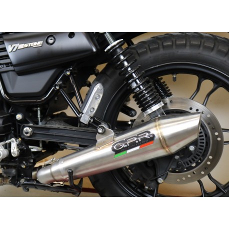 MOTO GUZZI V7 III SPECIAL-STONE-CARBON 2017 - 2018 ESCAPE GPR VINTACONE SISTEMA RACING 