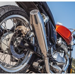 SUZUKI TU 250 XX 1997 - 2003 ESCAPE GPR ULTRACONE INOX CAFÈ RACER SILENCIADOR HOMOLOGADO