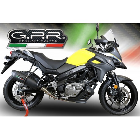 SUZUKI V-STROM DL650 2017 - 2020 ESCAPE GPR FURORE EVO4 NERO SISTEMA HOMOLOGADO CON CATALIZADOR INCLUIDO