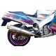 YAMAHA FZR 1000 EX-UP 1989 - 1990 ESCAPE GPR TRIOVAL SISTEMA HOMOLOGADO