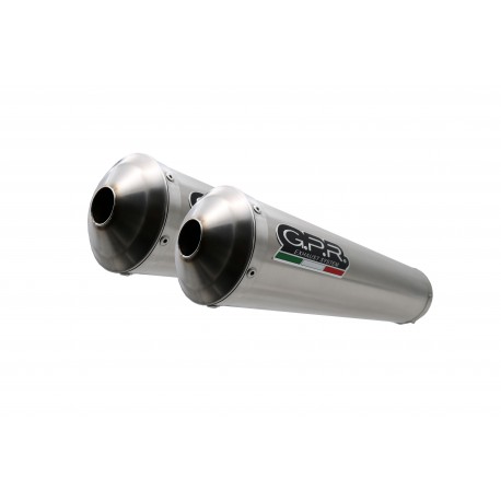 YAMAHA MT-01 2005 - 2011 ESCAPE GPR INOX TONDO SISTEMA HOMOLOGADO