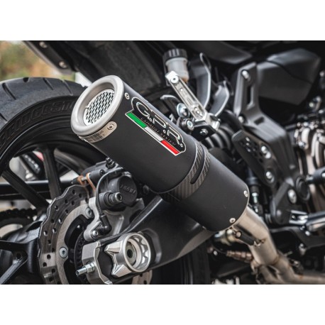 YAMAHA MT-07 2017 - 2020 ESCAPE GPR M3 BLACK TITANIUM SISTEMA RACING CON DBKILLER NO HOMOLOGADO